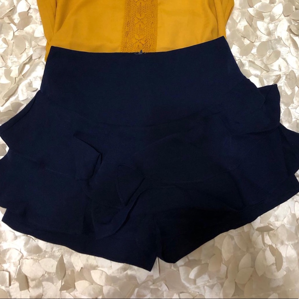 Blue Navy Skort